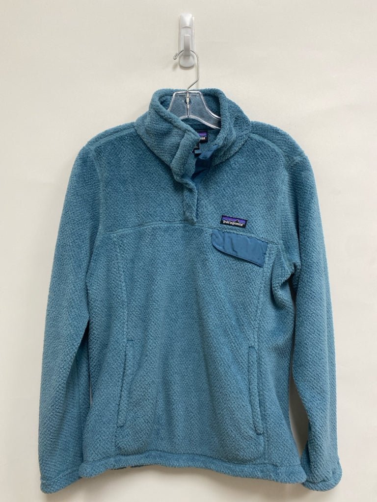 Patagonia Size M Aqua Ladies Pullover