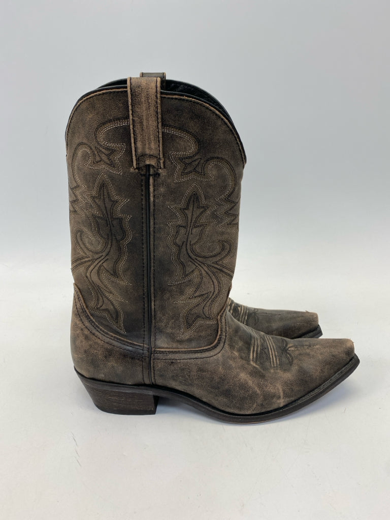 Size 11.5 Brown Black Western Men&
