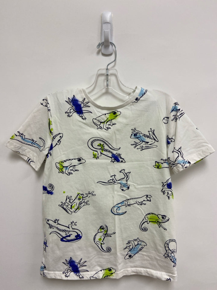 C&amp;C SIZE 7/8 Navy/Blue White/Green Frogs Boy&