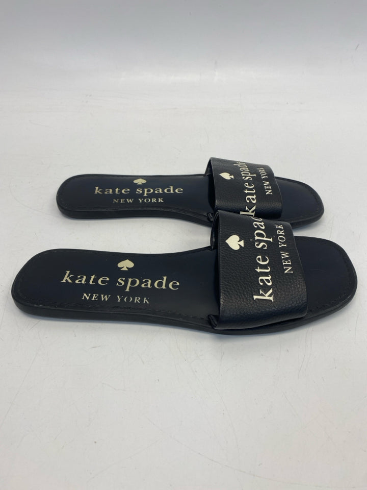 Kate Spade  Size 8 Black Cream Word(s) Sandals
