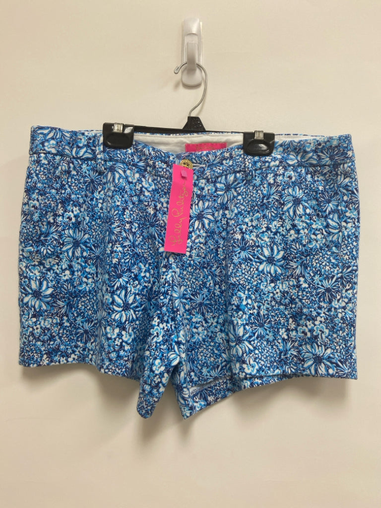 NWT LILLY PULITZER Size 12 Navy/Blue White Ladies Shorts