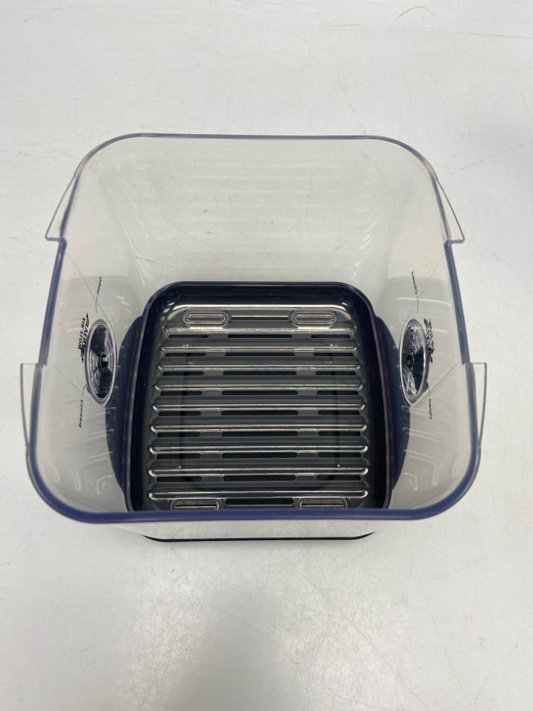 Clear Black Storage Container