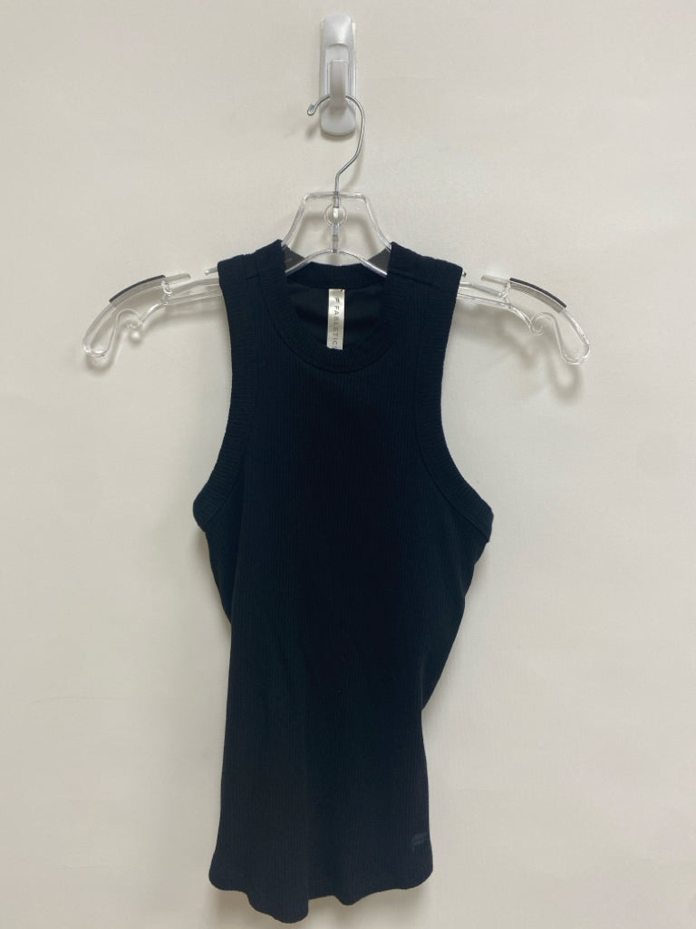 Fabletics Size XS Black Ribbed Tank Athletic Top