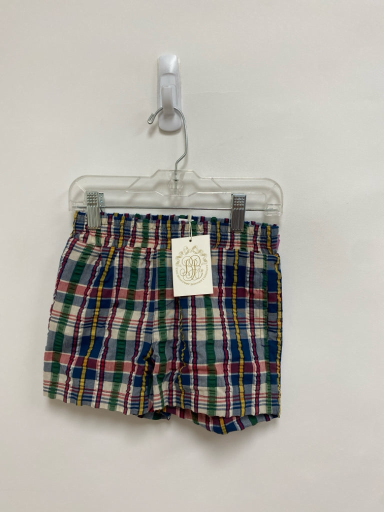 NWT Beaufort Bonnet Co. SIZE 5 Navy/Cream Green/Multi Plaid Boy&