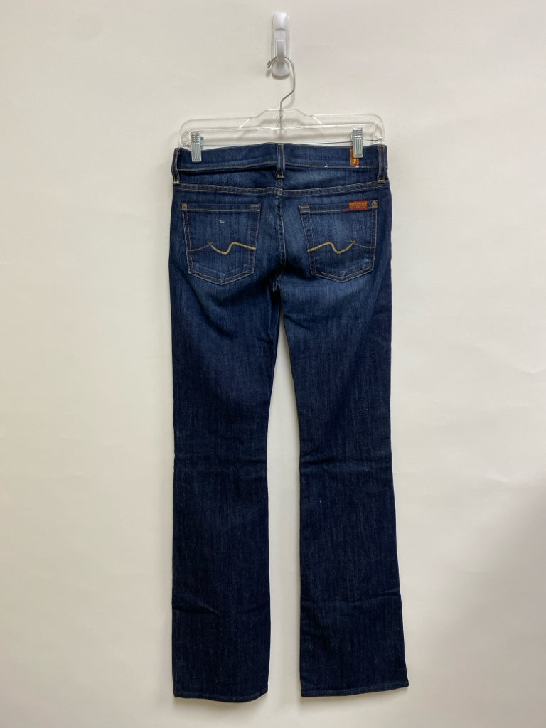 7/Mankind Size 25 Faded Navy Ladies Jeans