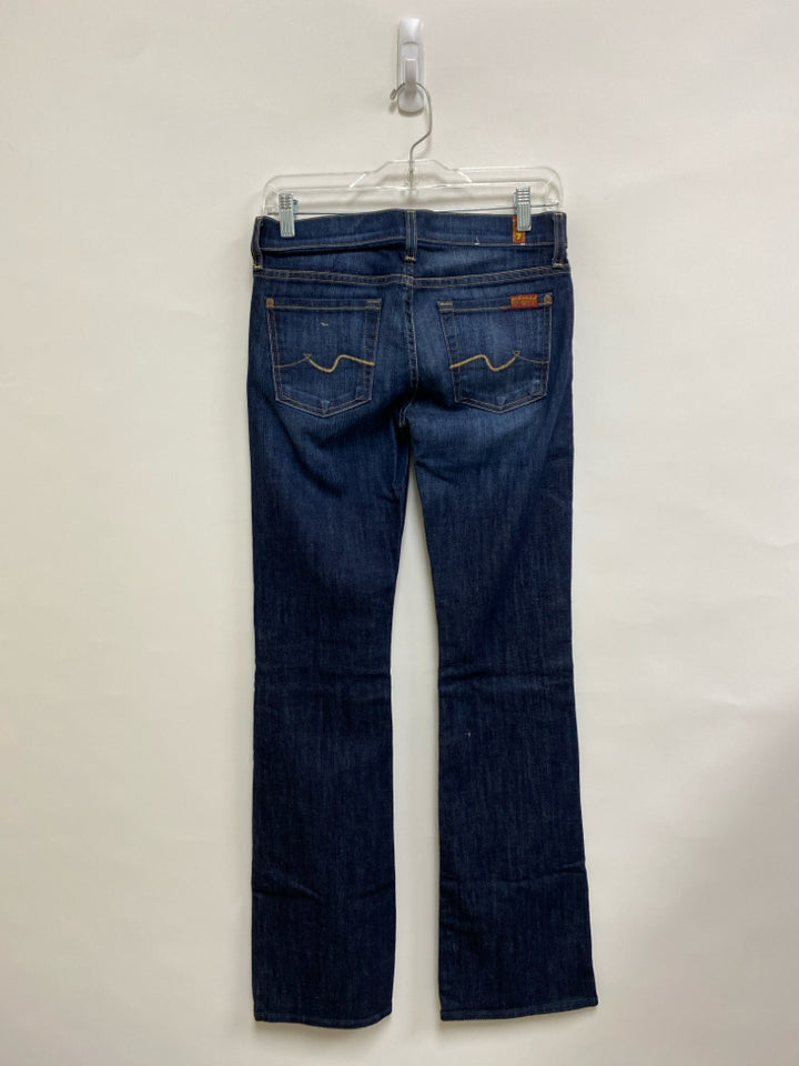 7/Mankind Size 25 Faded Navy Ladies Jeans
