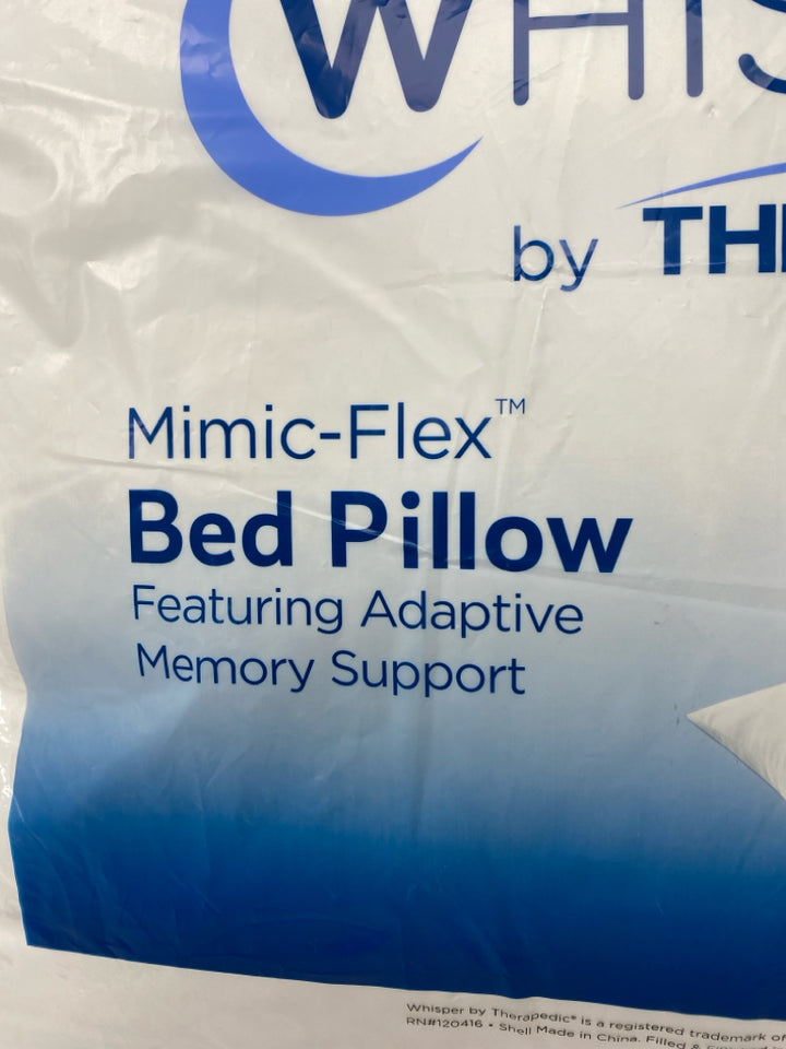 NEW/PKG White Pillow