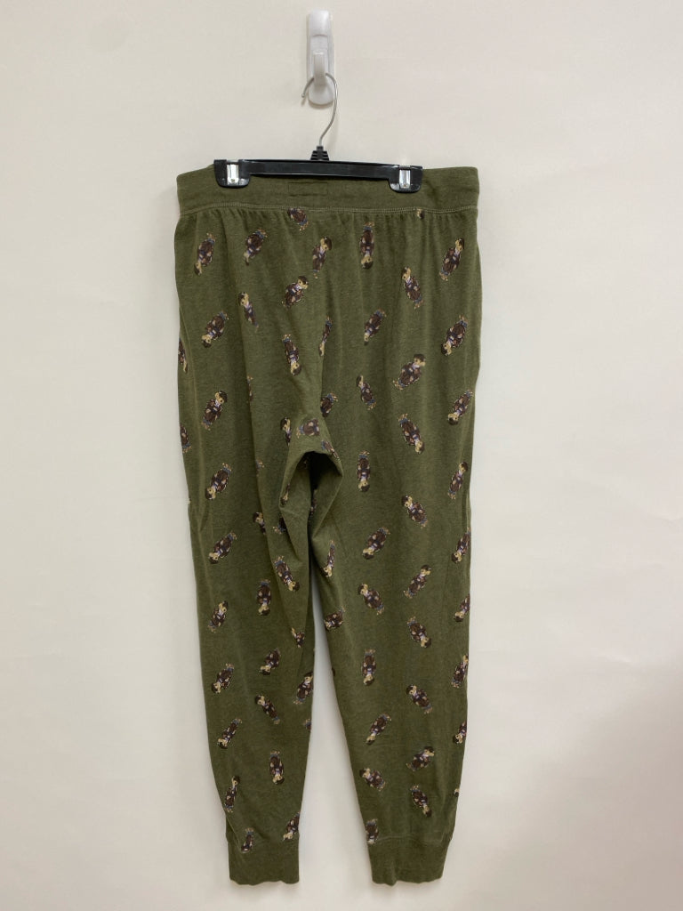 Polo Size M Olive Green Bear Men&