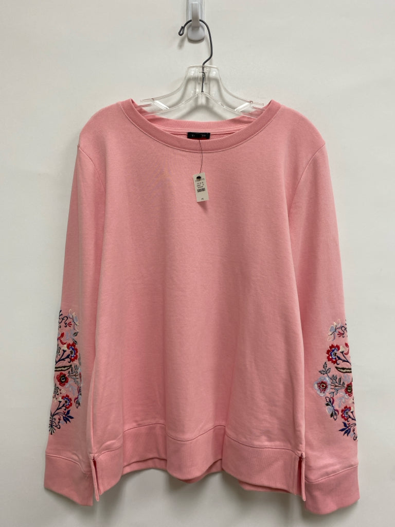 NWT Talbots Size M Pink Ladies Sweatshirt