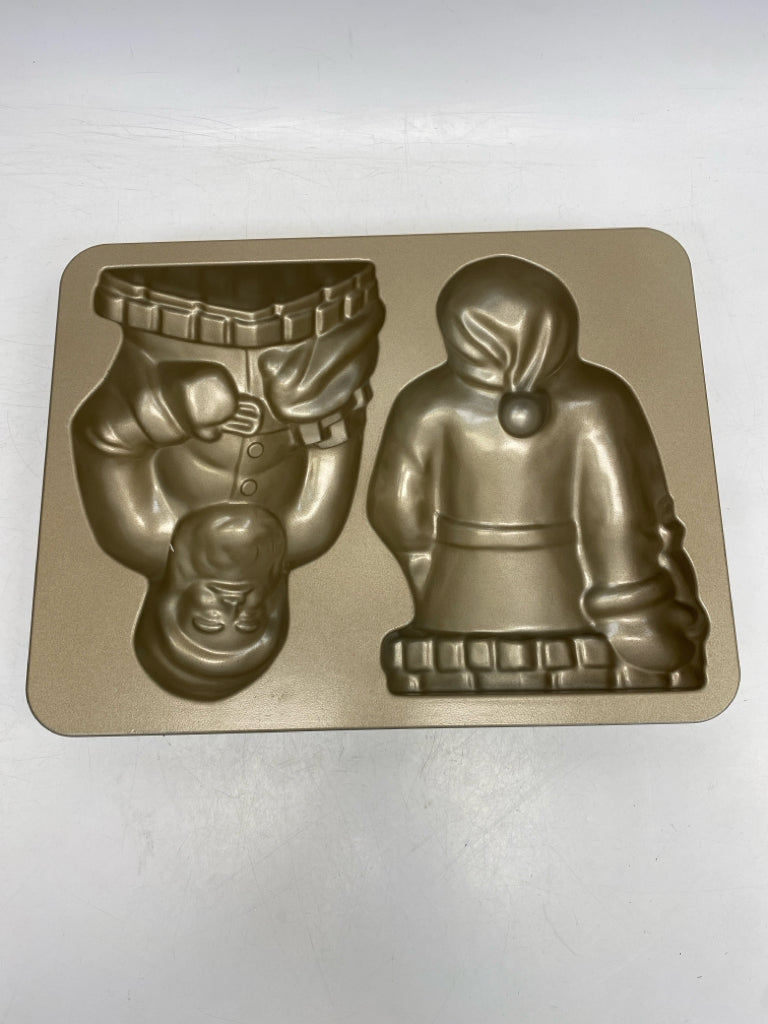 Nordic Ware Gold Metal Christmas