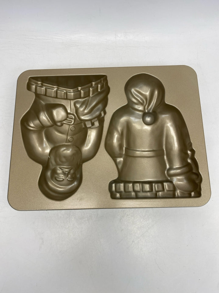 Nordic Ware Gold Metal Christmas
