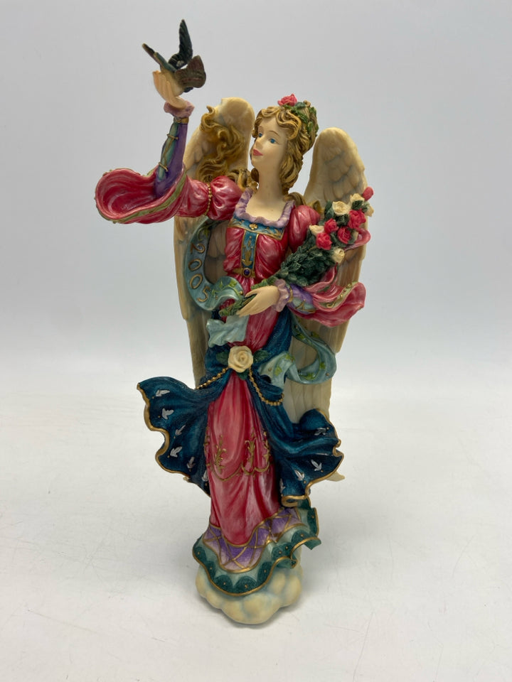 Lenox Pink Blue/Multi Birds/Flowers Figurine