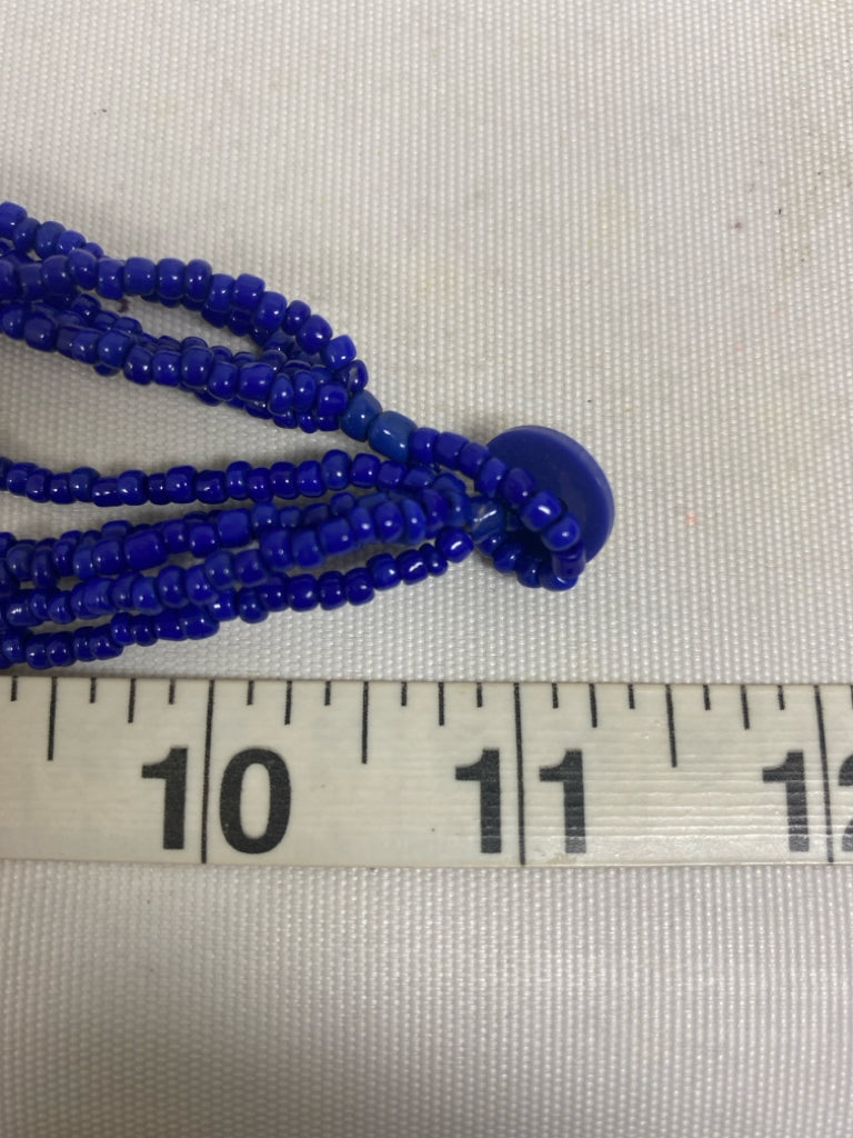 Royal Blue Beaded Necklace