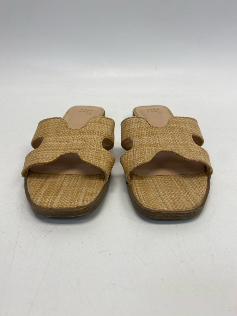a new day  Size 8 Brown Cutout Sandals
