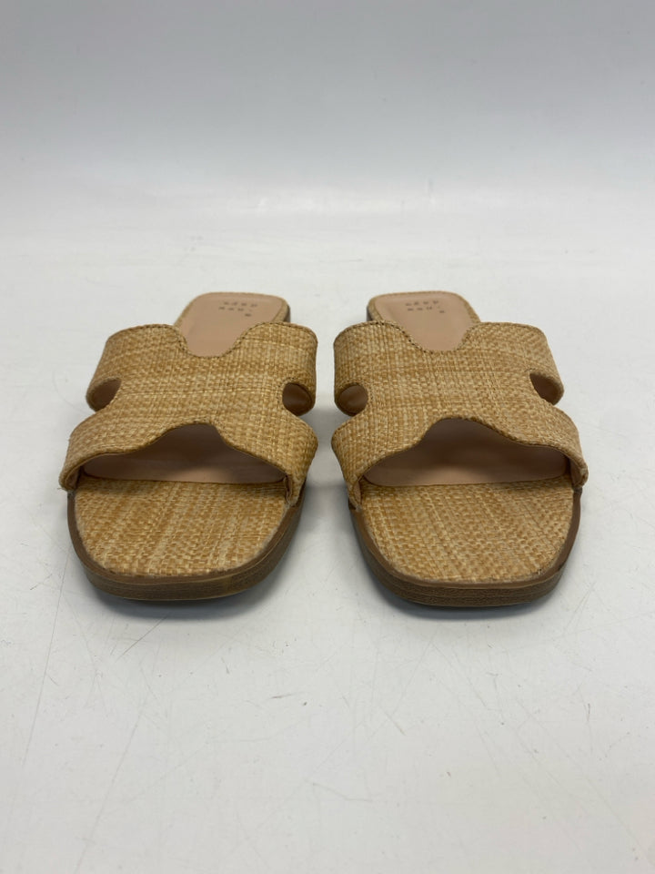 a new day  Size 8 Brown Cutout Sandals