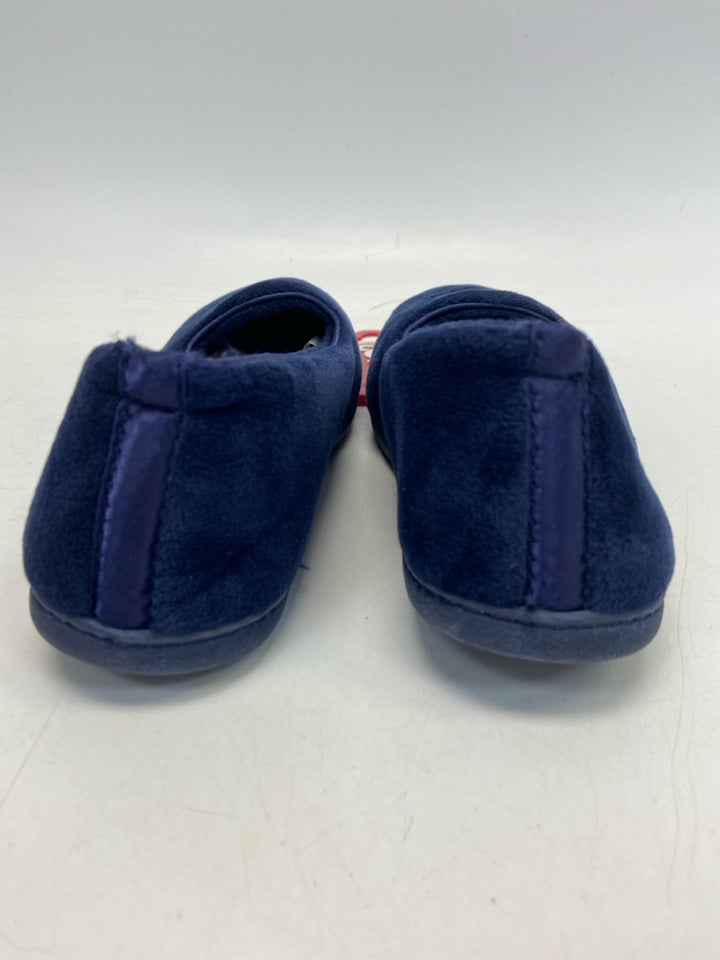 NEW/PKG Dearfoams US Size L Dark Navy Slippers