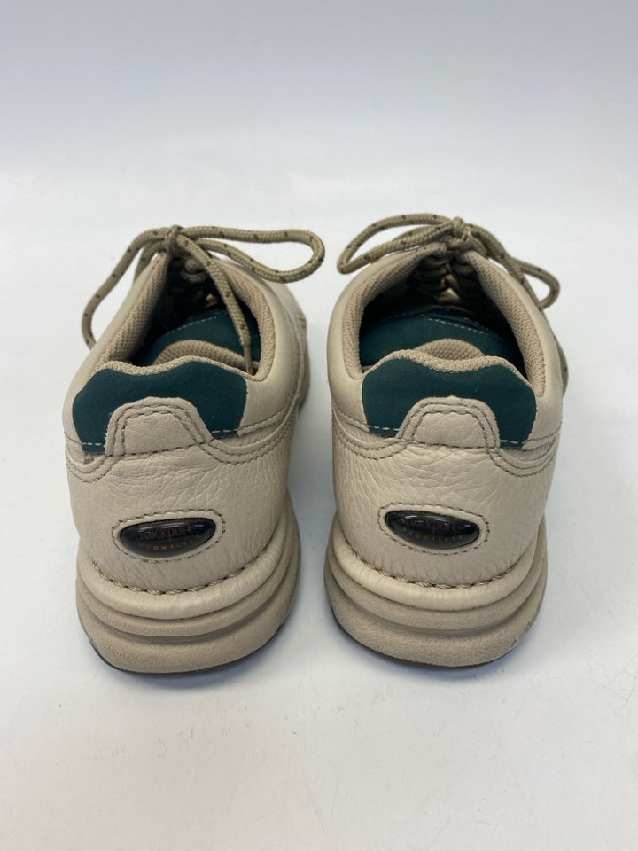 Rockport  Size 8 Tan Dark Green Lace-up Sneakers