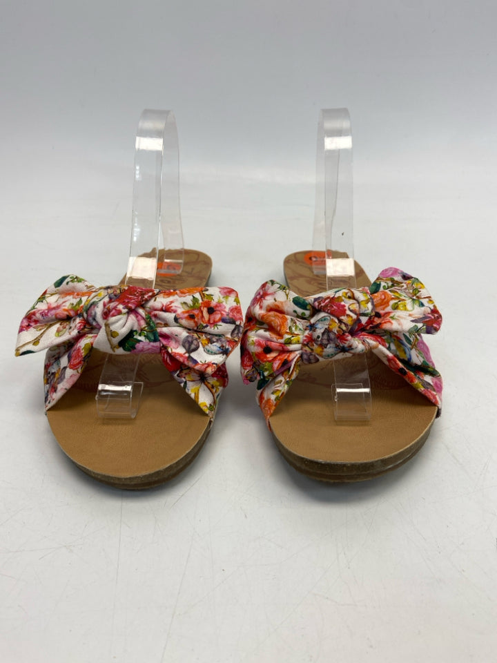Blowfish  Size 9.5 Multi-Color Flower(s) Sandals