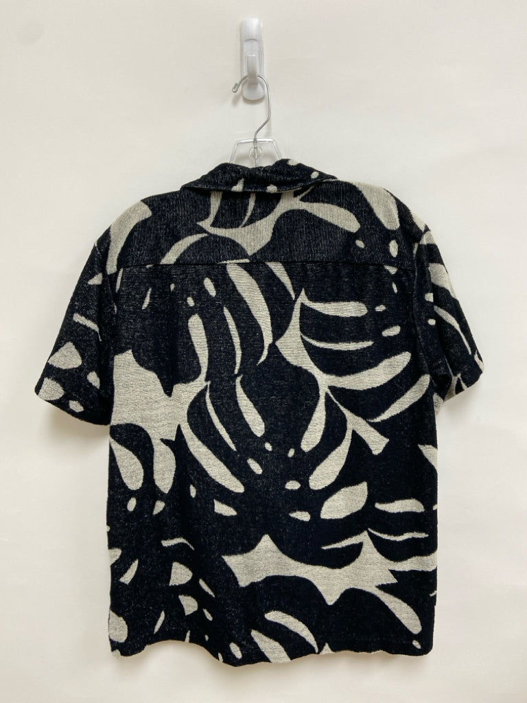 H&amp;M Size S Black White Print Ladies 2pc Shorts