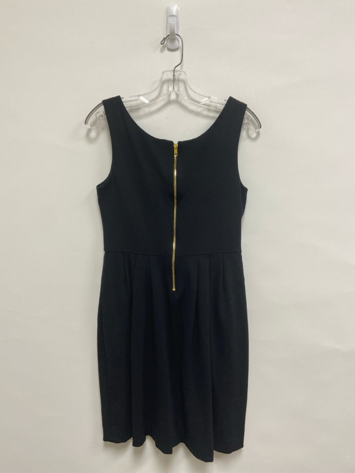 Betsey Johnson Size 4 Black Pearls Sleeveless Ladies Dress