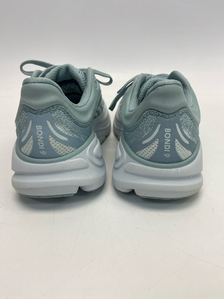 Hoka  Size 6.5 Mint Green Lace-up Sneakers