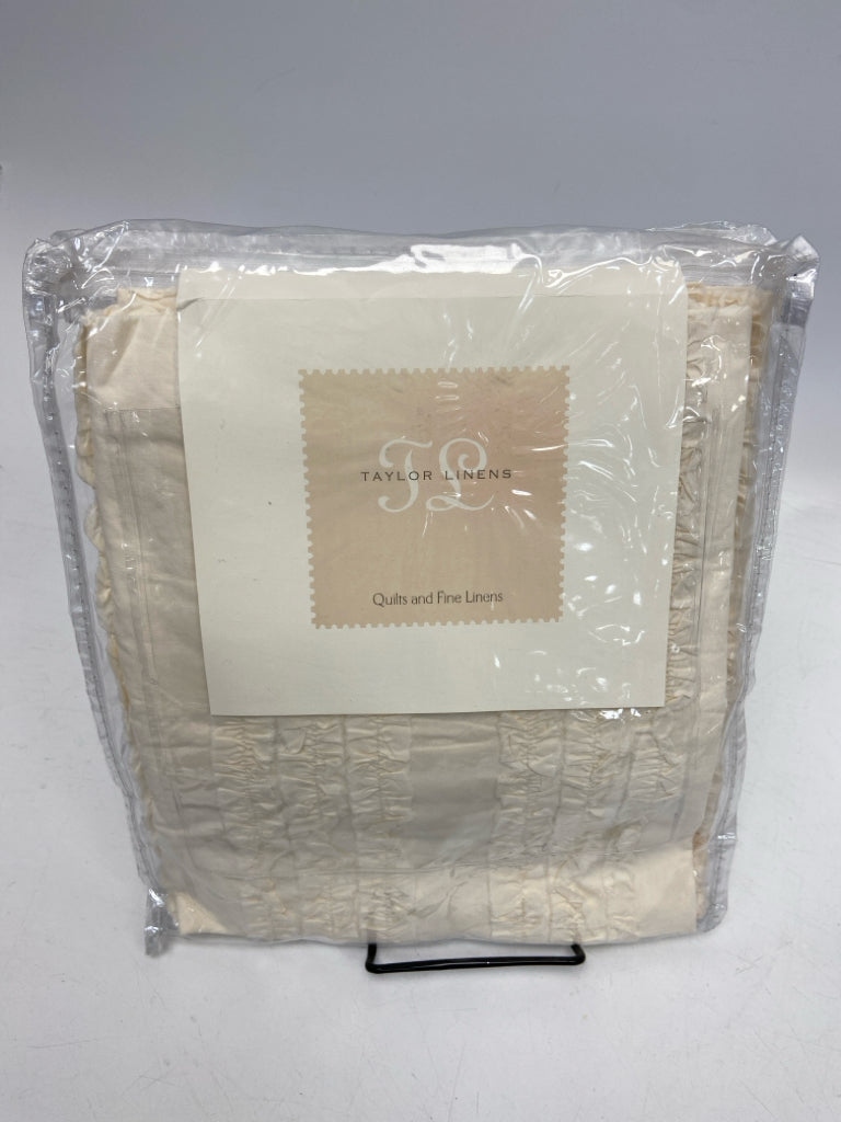 NEW/PKG Taylor Cream Shams