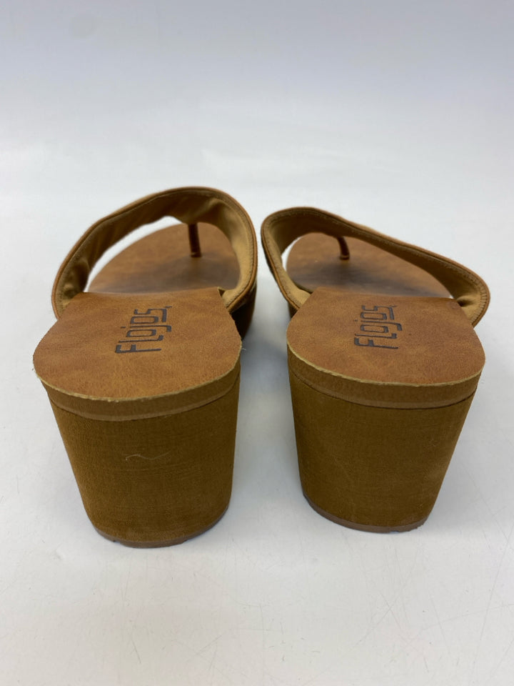 Flojos  Size 6 Brown Sandals