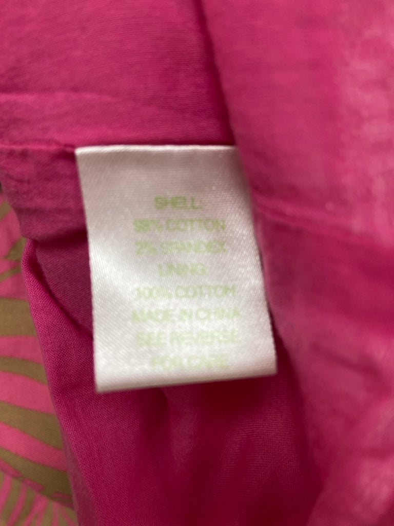 LILLY PULITZER SIZE 7 Tan/Pink Girl&