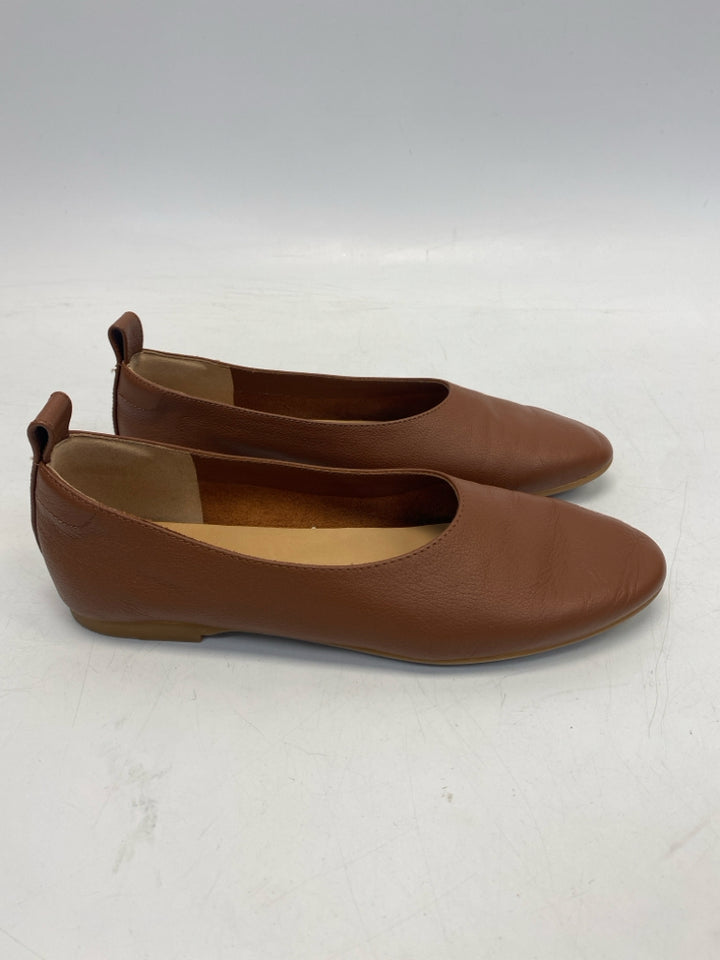 Quince US Shoe Size 6 Brown Flats