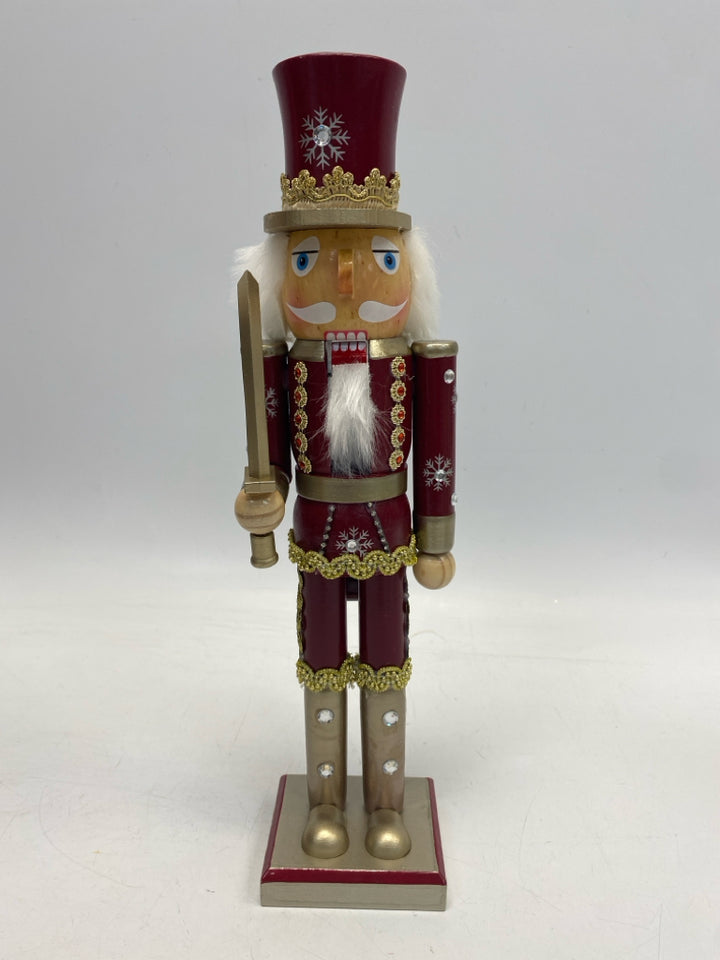 Kurt Adler Burgundy Gold Christmas