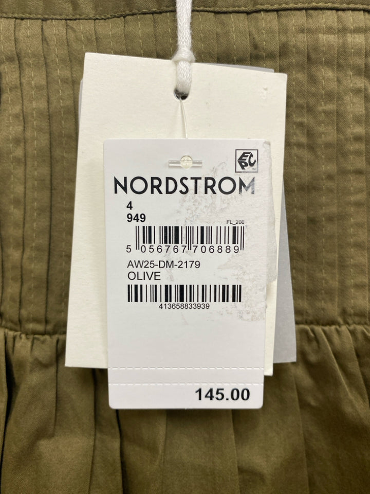 NWT Size 8 Olive Green Maxi Ladies Skirt