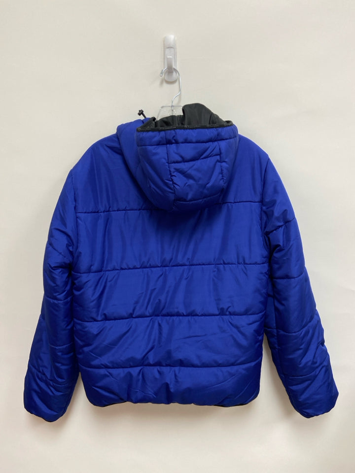 Champion Size S Blue Puffer Hooded Men&