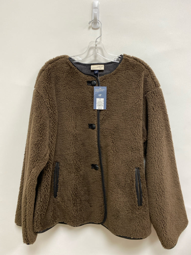 NWT Universal Thread Size M Brown Faux Fur Ladies Jacket