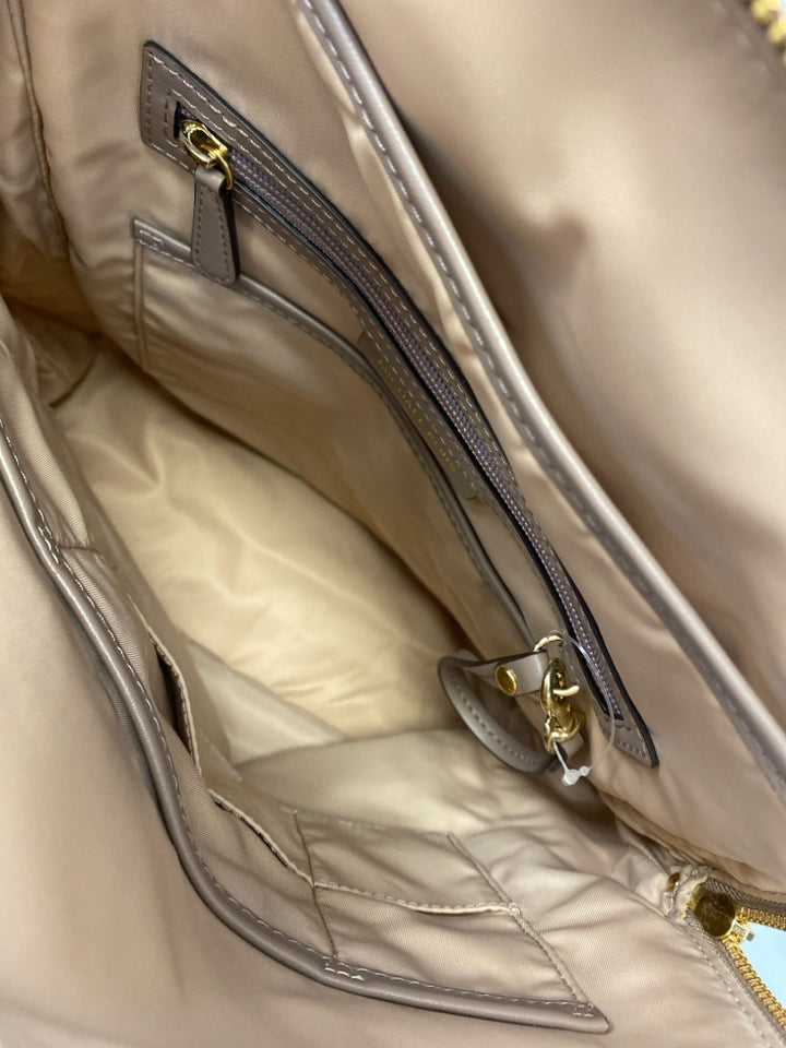 Michael Kors Brown Polly Medium Nylon Backpack