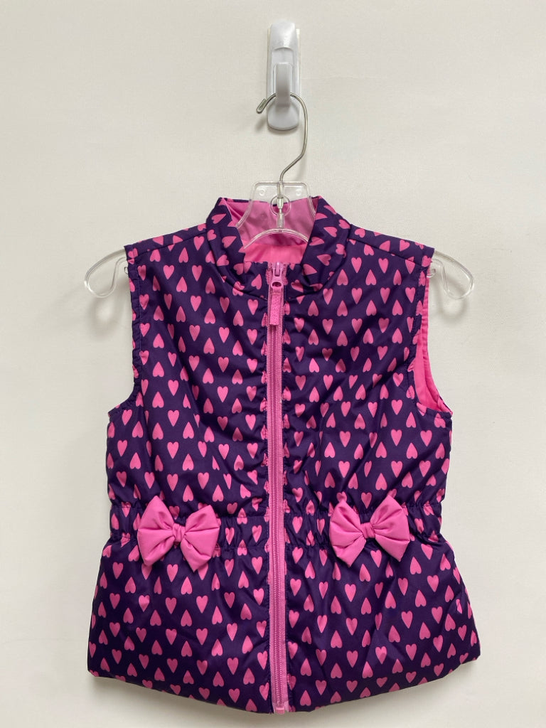 J.KHAKI KIDS SIZE 6 Purple Pink Hearts Girl&