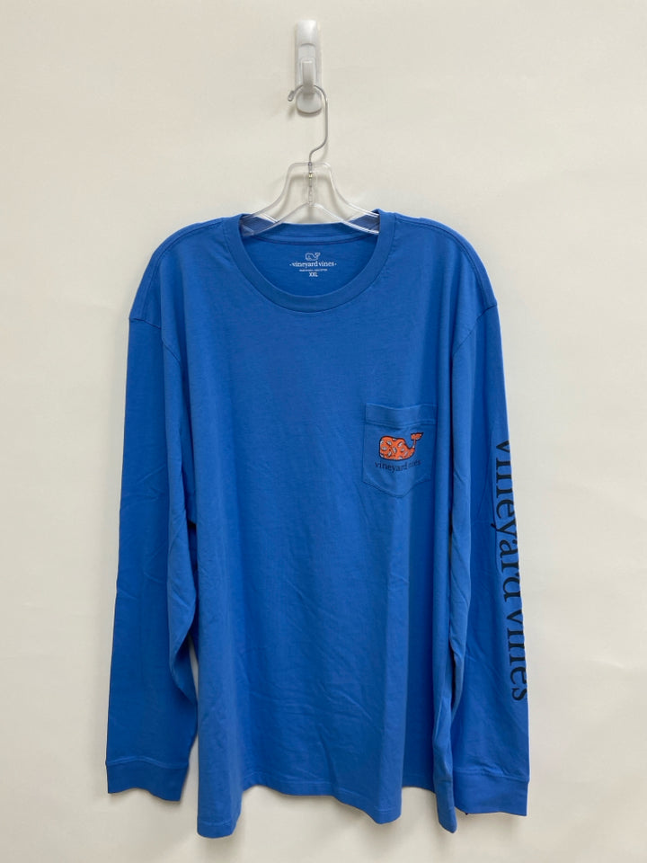 Vineyard Vines Size XXL Blue Orange Football Men&