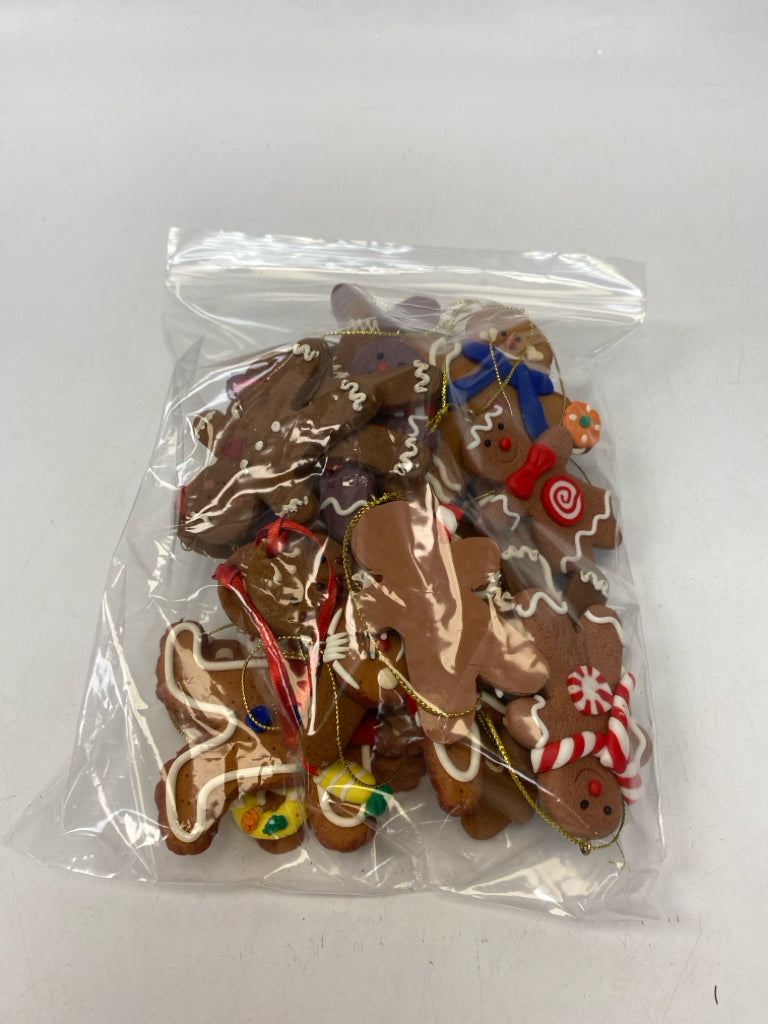 Brown Gingerbread Ornaments