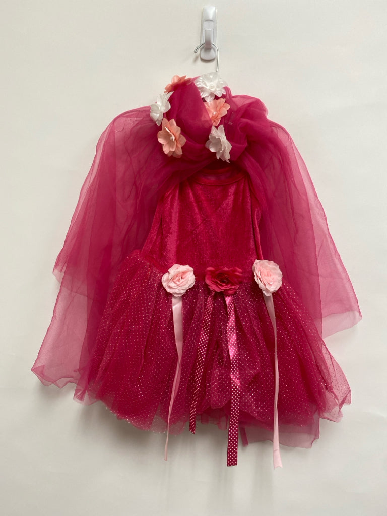 SIZE S Hot Pink Cape Tulle Girl&