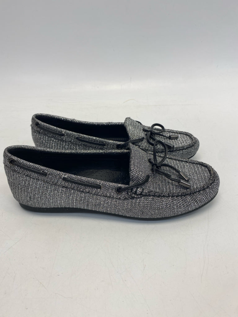 Michael Kors US Shoe Size 6 Silver/Gray Glitter Flats