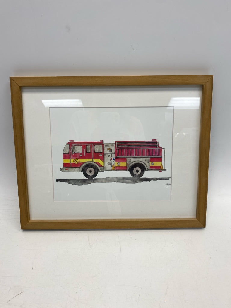 Red/Yel Gray Kids Framed Art