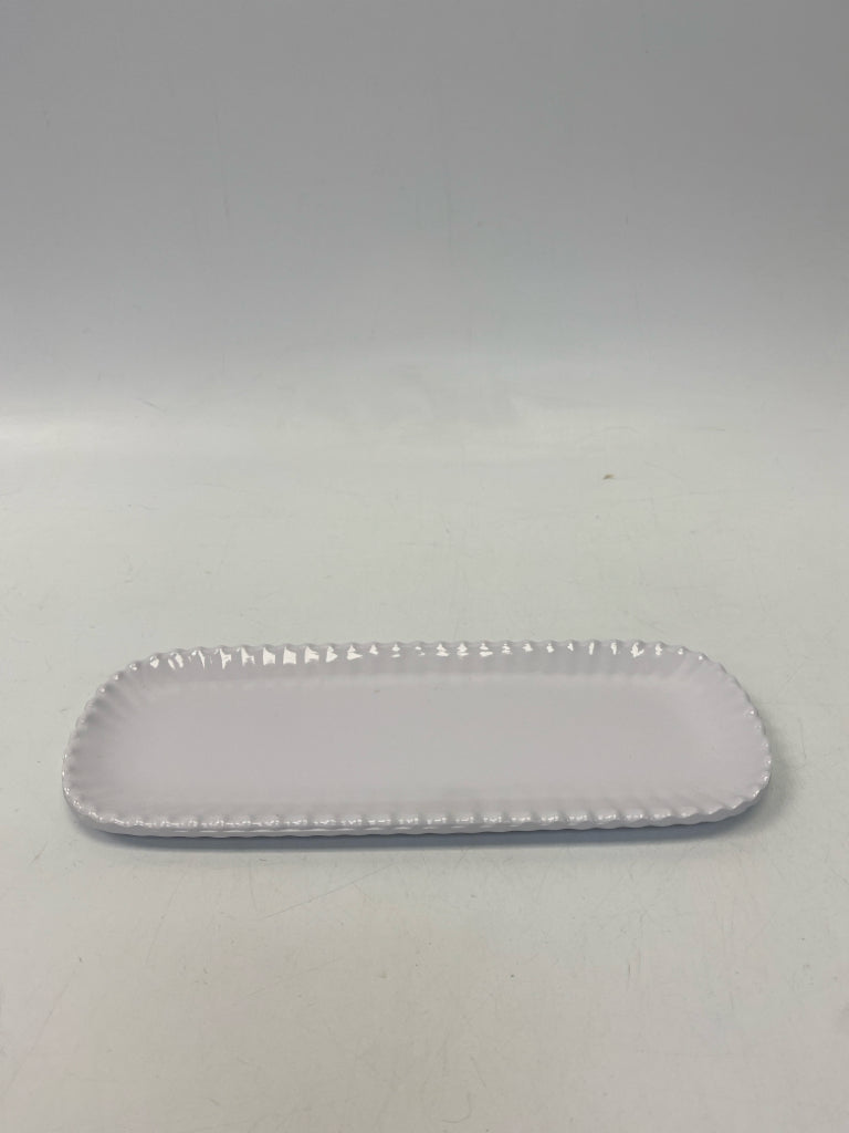 White Melamine Serving Piece