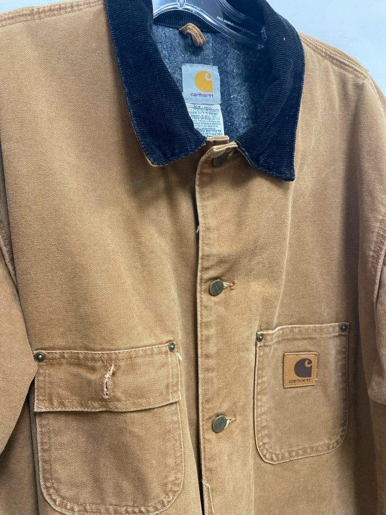 Carhartt Size XL Brown Button Up Men&
