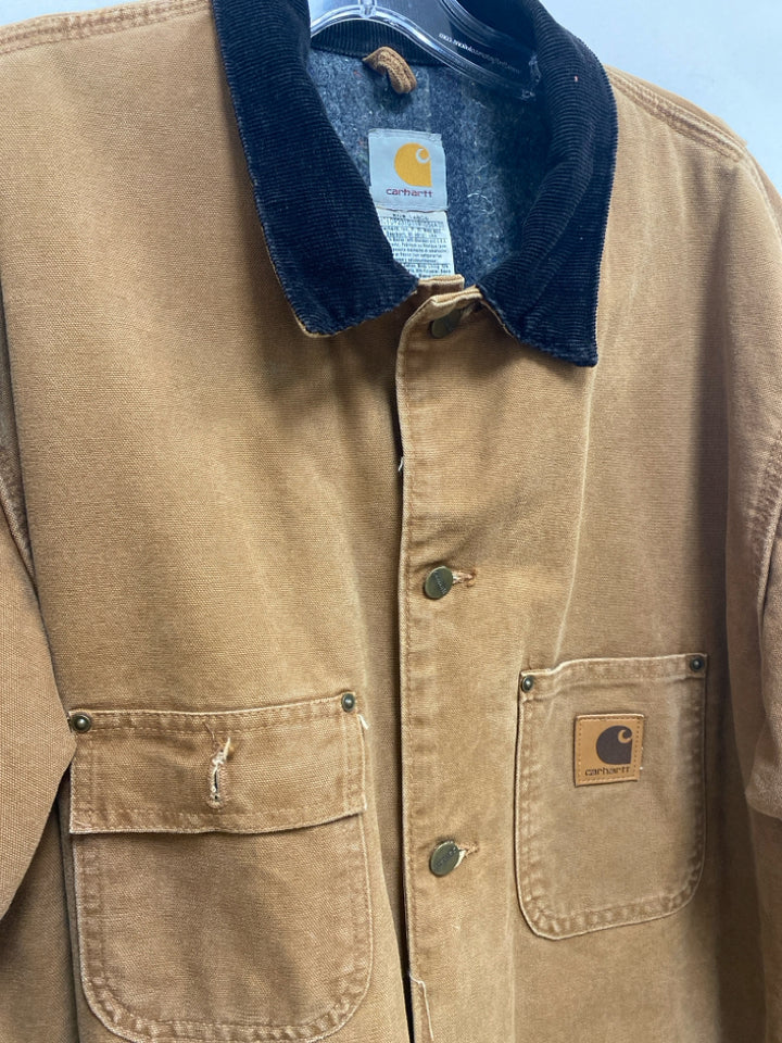 Carhartt Size XL Brown Button Up Men&