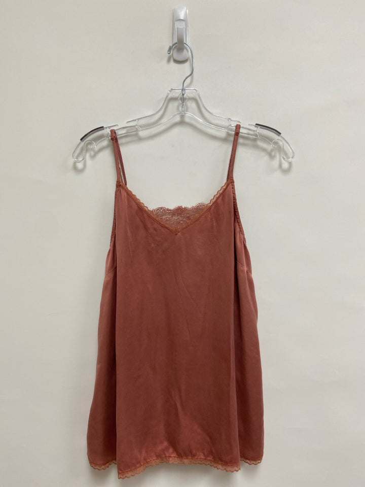 Anthropologie Size L Terra Cotta Silk Ladies Camisole