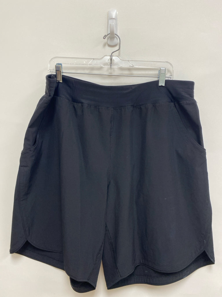 Lands End  SIZE  18W Black Plus Size Athletic Shorts
