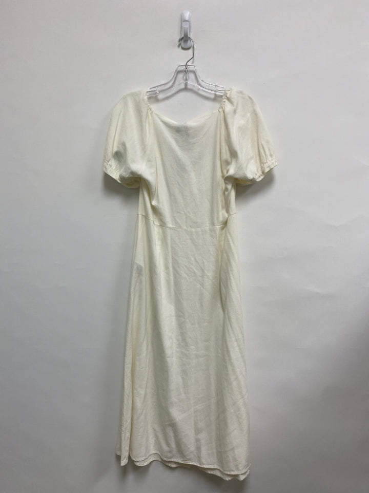 NWT Vero Moda Size L Cream Button Up Ladies Dress