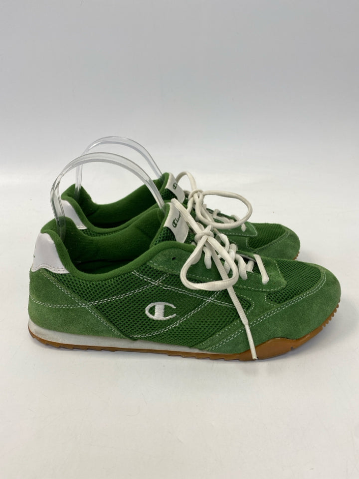Champion Size 9.5 Green White Lace-Up Men&