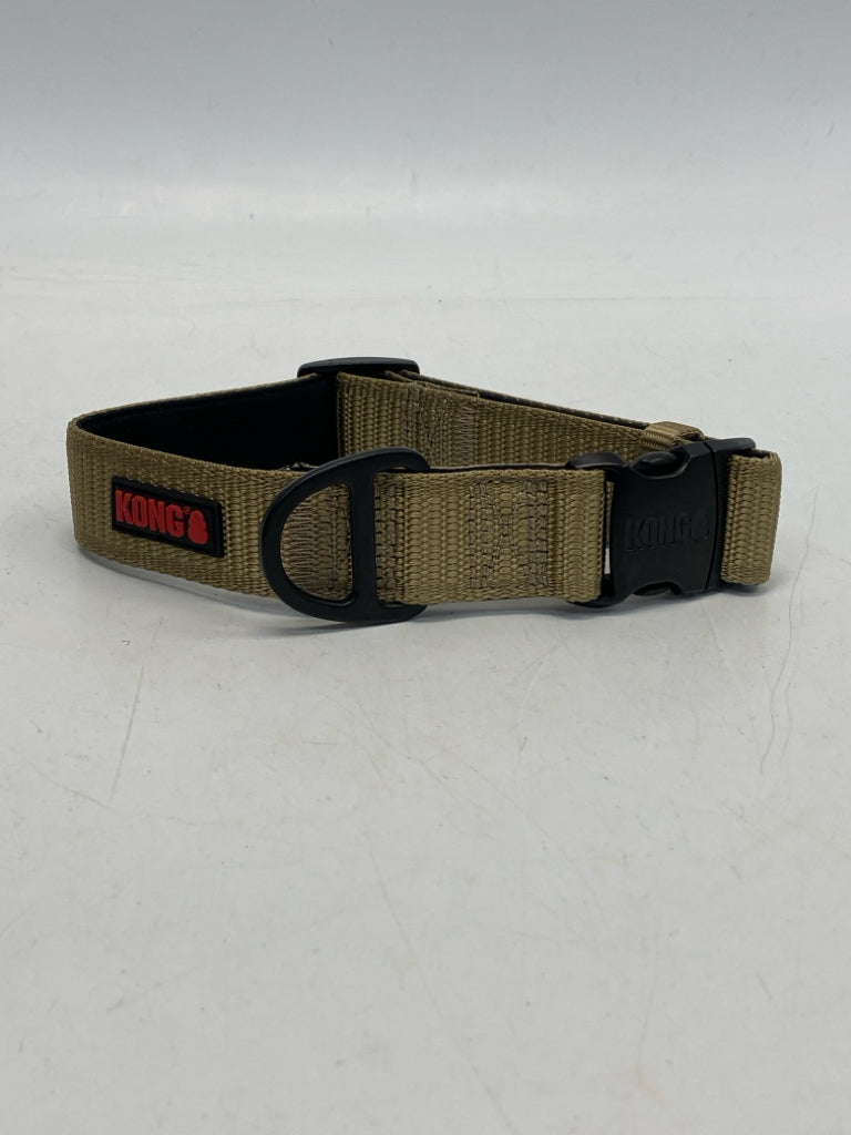 Khaki Pet Collar/Leash
