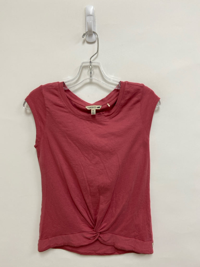 Toad &amp; Co. Size XS Dusty Rose Short Sleeve Tee Ladies Top