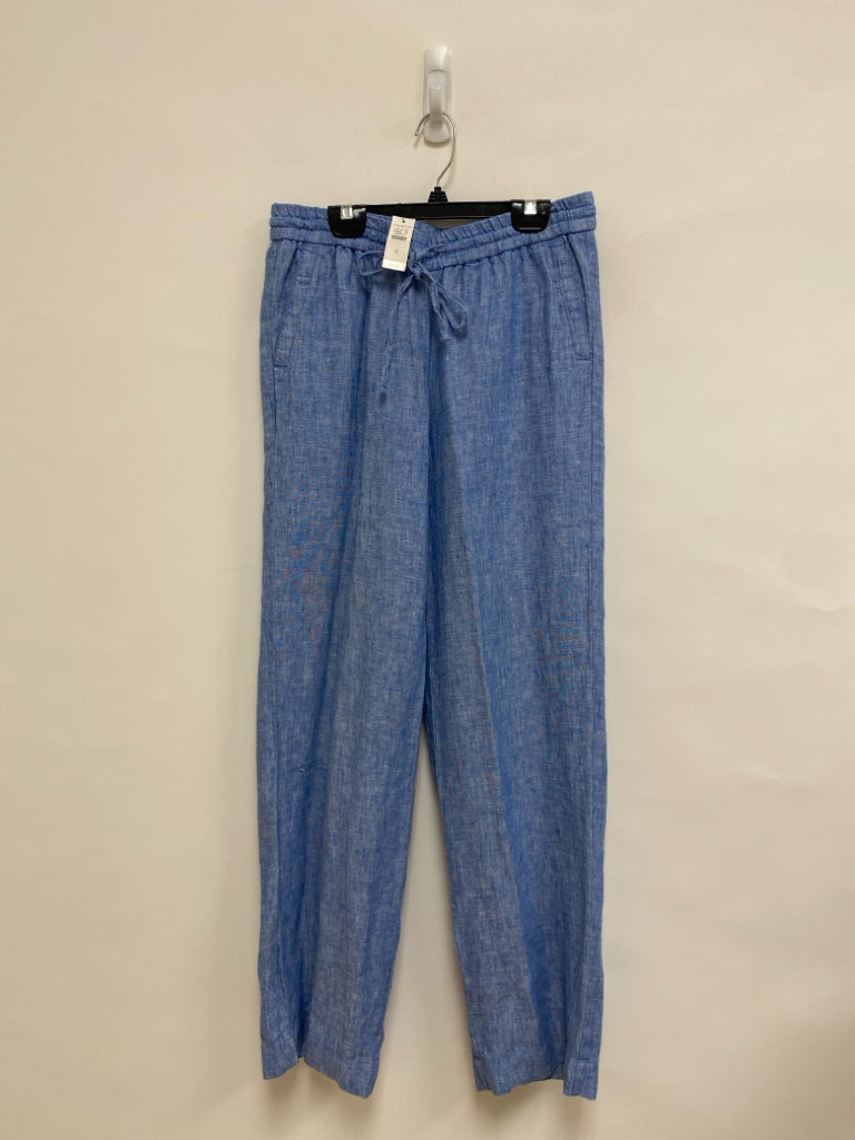 NWT Talbots Size 2 White/Blue Heather Pull-on Ladies Pants